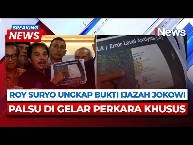 Gelar Perkara Khusus di Bareskrim Mabes Polri, Roy Suryo:  Ijazah Jokowi 99,9 Persen Palsu   