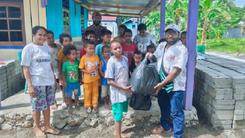 Peduli Masa Depan Anak Papua Tengah, Perindo Berbagi Kasih di Panti Asuhan Kalibobo