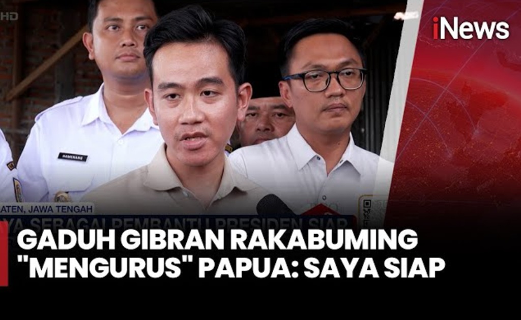 Wapres Gibran Tegaskan Siap Urus Pembangunan Papua