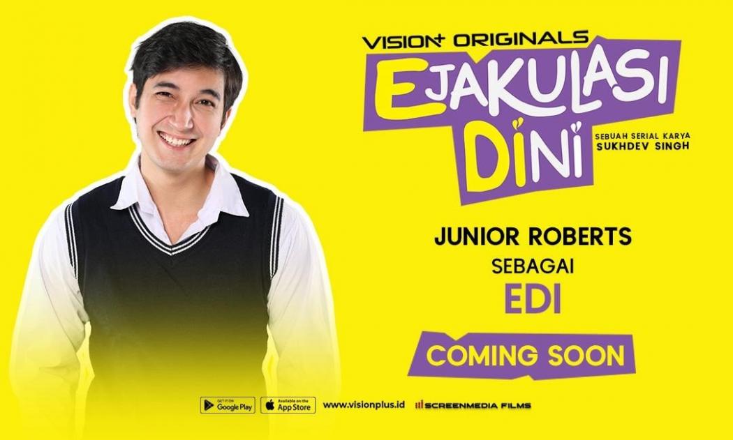 Series Komedi Pertama! Junior Roberts Tantang Diri Lewat Peran EDI di Series Ejakulasi Dini