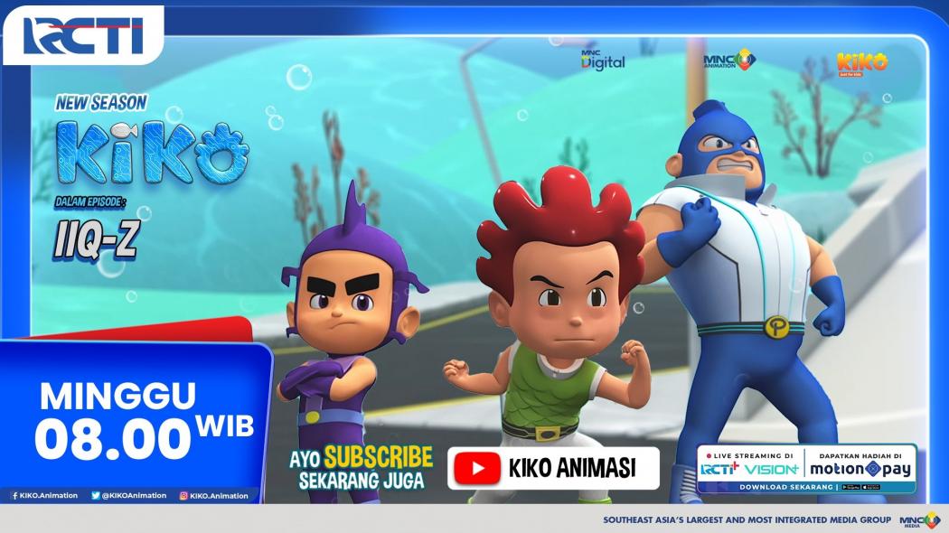 Animasi KIKO Episode IIQ-Z Minggu, 13 Juli 2025 Pukul 08.00 WIB di RCTI: Petualangan Baru Kota Asri Masa Depan