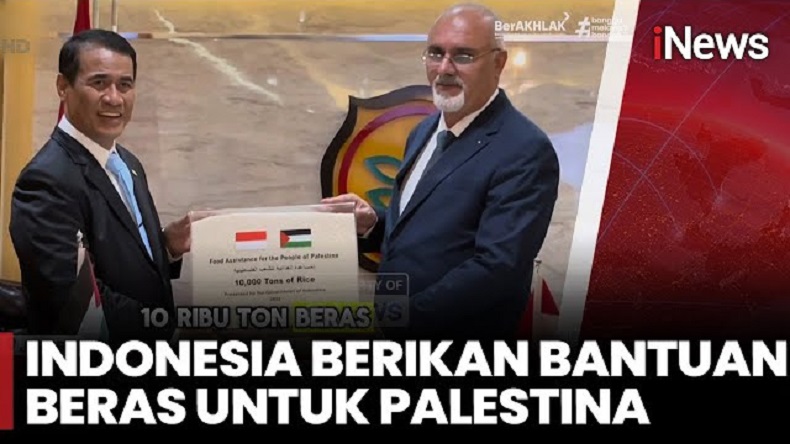 Indonesia Kirim Bantuan ke Palestina: Beras 10.000 Ton