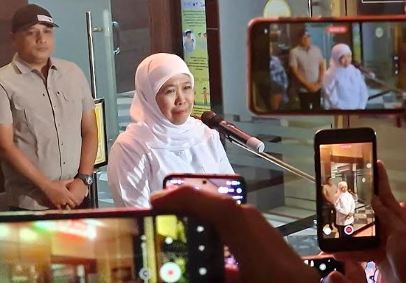 Kata Khofifah usai Diperiksa KPK 8,5 Jam terkait Kasus Dana Hibah di Polda Jatim