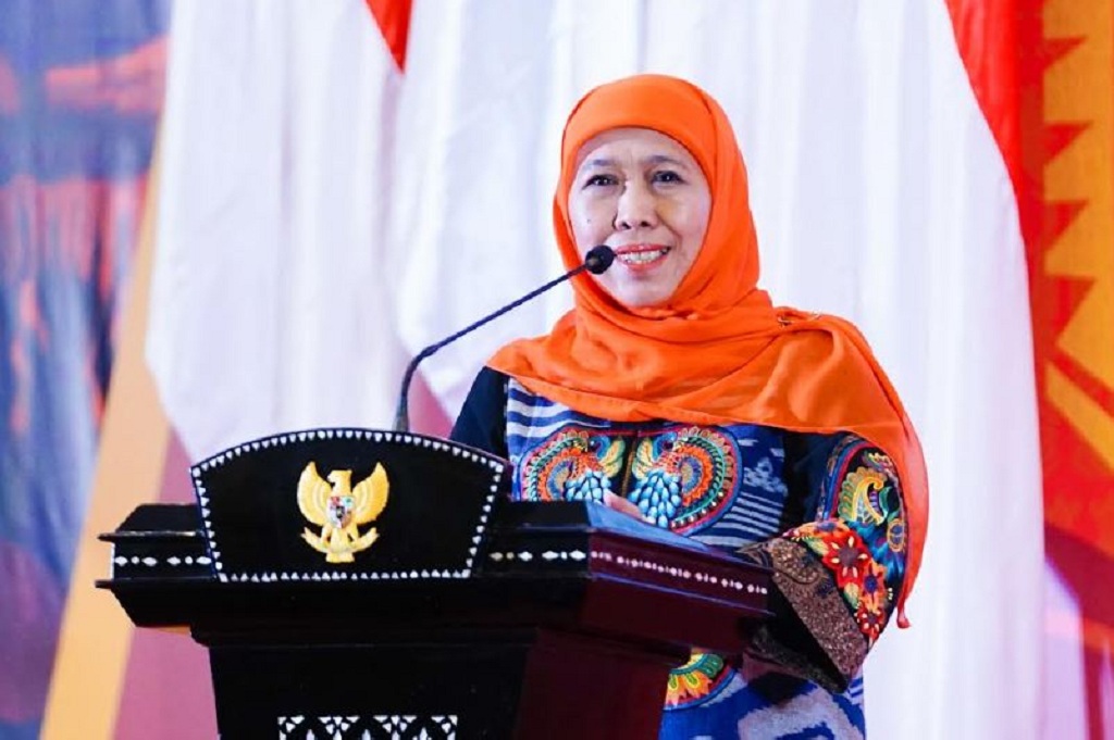 Khofifah Masuk ke Polda Jatim Lewat Pintu Belakang, Diperiksa KPK soal Kasus Hibah