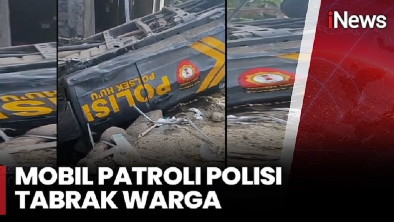 Kecelakaan Beruntun di Dompu, Mobil Patroli Polisi Melaju Kencang Tabrak Sejumlah Kendaraan