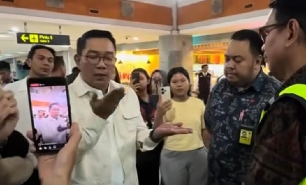 Viral Ridwan Kamil Protes Pesawat Delay di Bandara, Netizen Malah Senggol Nama Lisa Mariana