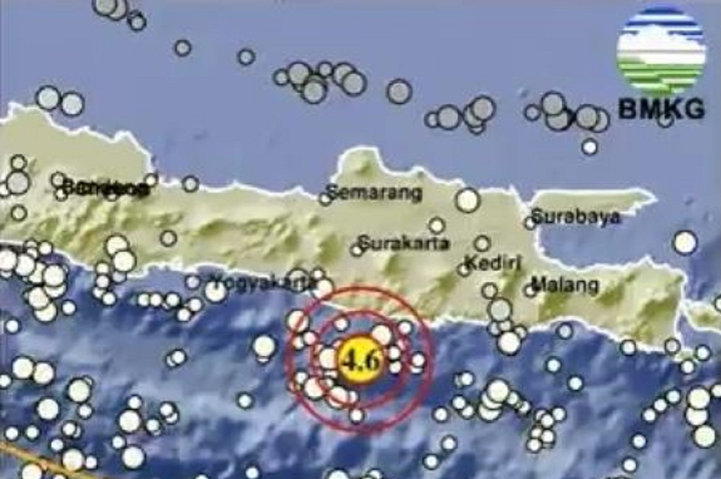 Gempa Terkini Magnitudo 4,6 Guncang Pacitan Jatim 