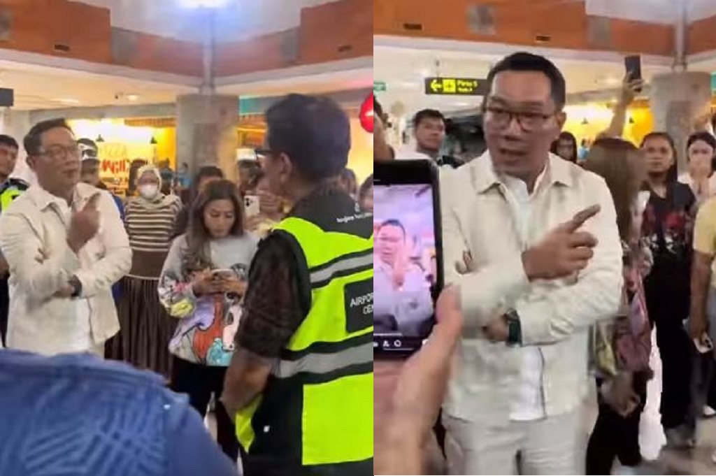Lama Tak Muncul, Ridwan Kamil Viral Terekam Video Protes Pesawat Delay di Bali
