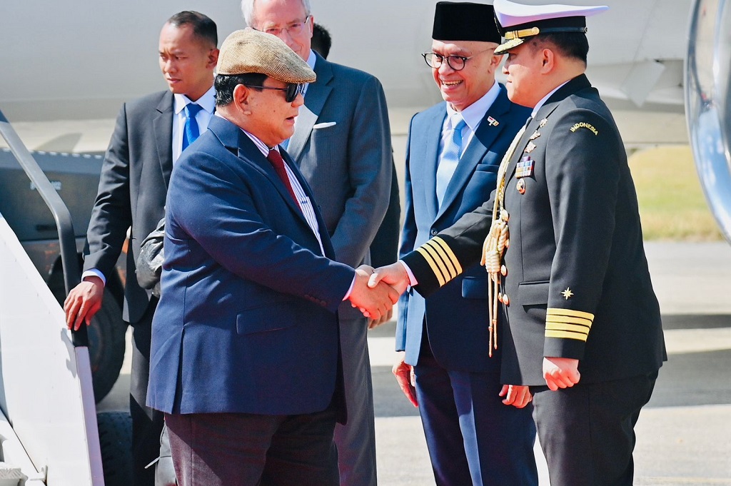 Presiden Prabowo Tiba di Brussel, bakal Bertemu Raja Belgia Philippe