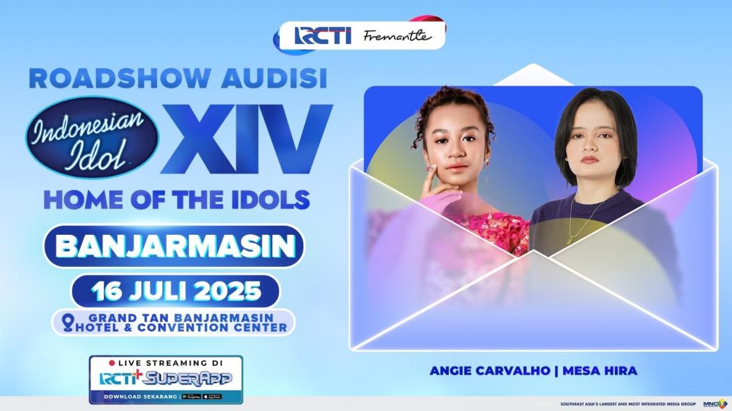 Saatnya Muda Mudi Banjarmasin Unjuk Suara di Audisi Indonesian Idol XIV