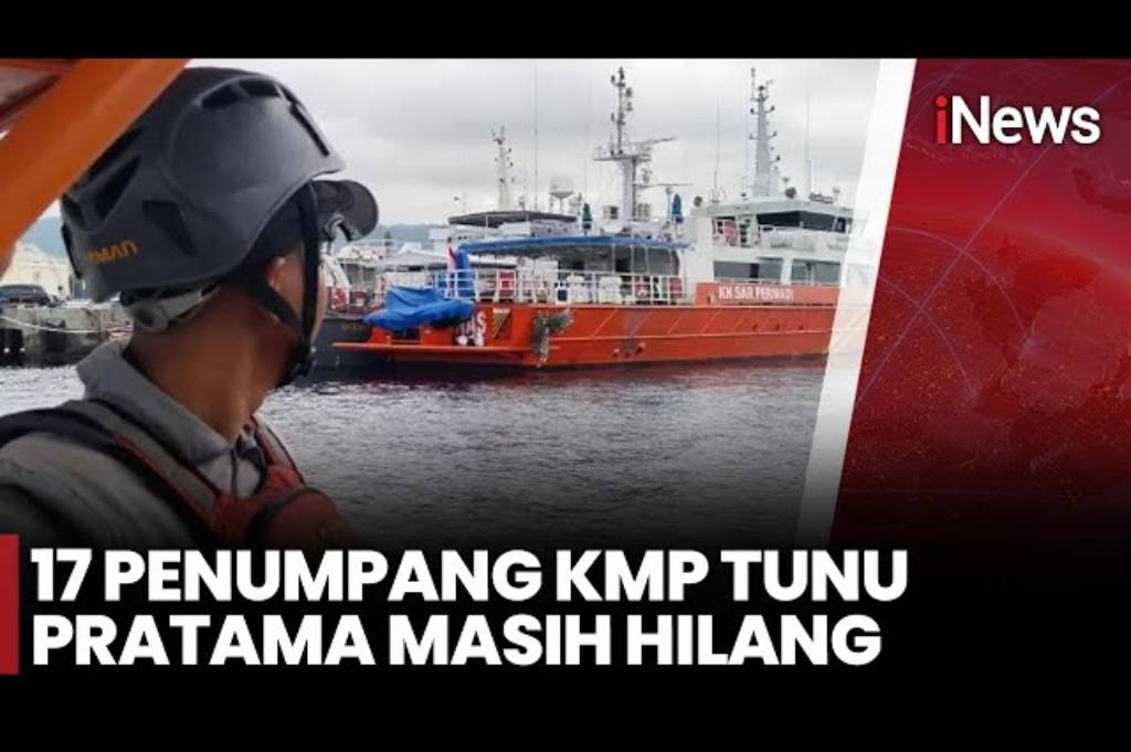 Cuaca Buruk dan Arus Deras Jadi Kendala Evakuasi KMP Tunu Pratama Jaya
