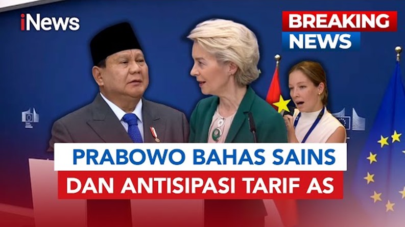 Indonesia-Uni Eropa Sepakati Perdagangan Bebas, Prabowo: Saling Menguntungkan