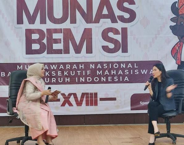 Dialog di Munas BEM SI, Angela Tanoesoedibjo Ajak Generasi Muda Jangan Hanya Aktif di Medsos