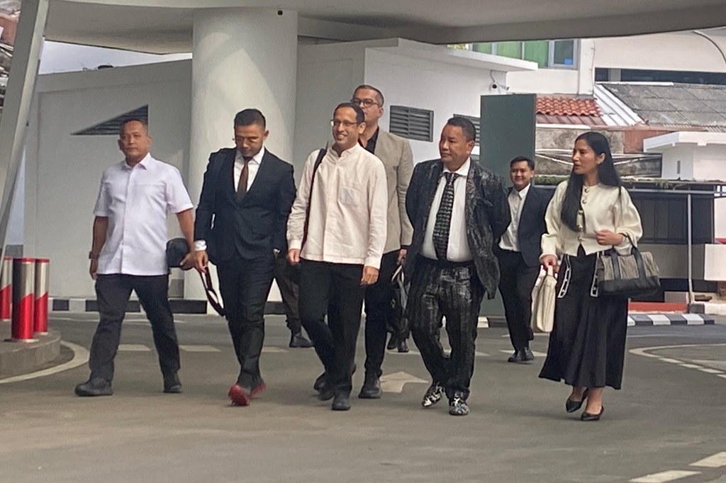 Nadiem Makarim Tiba di Kejagung, Jalani Pemeriksaan Kasus Pengadaan Laptop