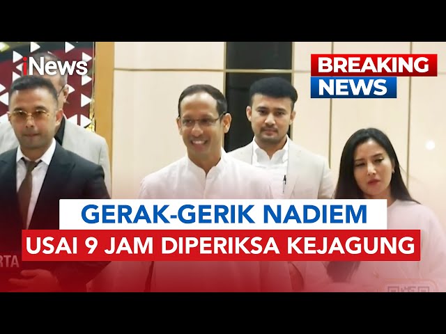 Nadiem Makarim Irit Bicara usai Diperiksa Kejagung 9 Jam terkait Korupsi Chromebook