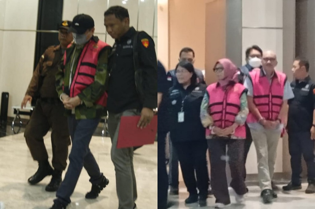 Penampakan 3 Orang Dekat Eks Menteri Nadiem Pakai Rompi Tahanan