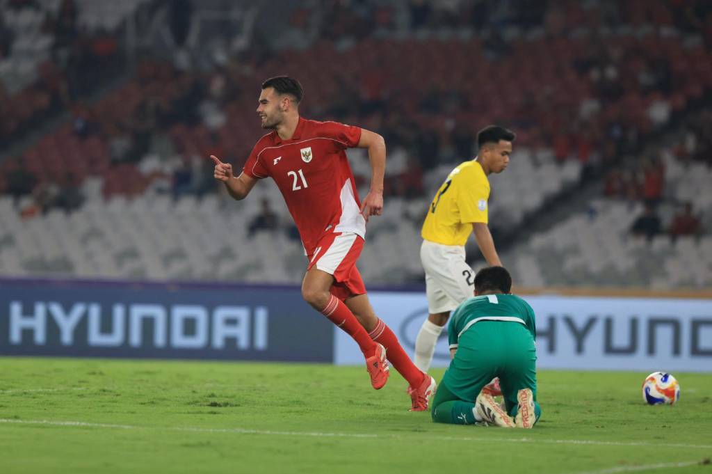 Hasil Timnas Indonesia U-23 vs Brunei: Jens Raven Borong 6 Gol, Garuda Muda Pesta 8-0