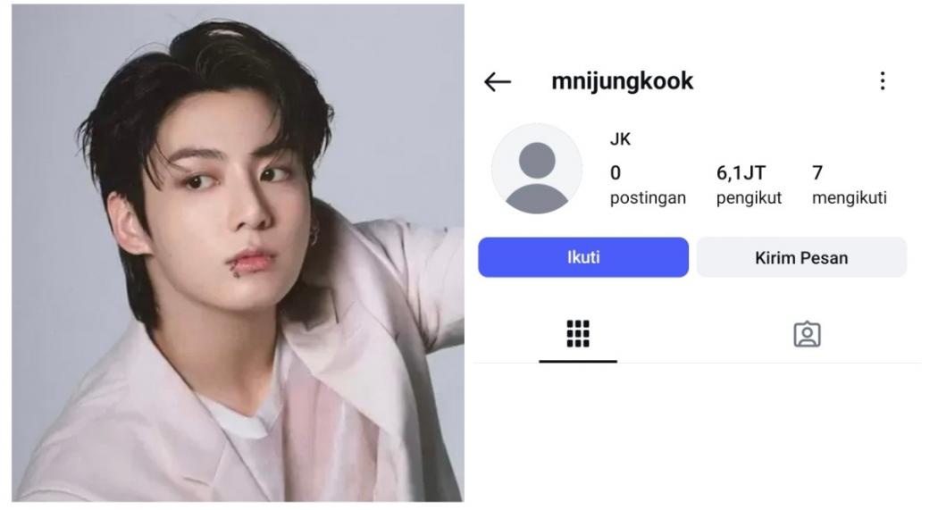 Baru Sehari, Akun Instagram Kosong Jungkook BTS Sudah Dibanjiri 6 Juta Pengikut