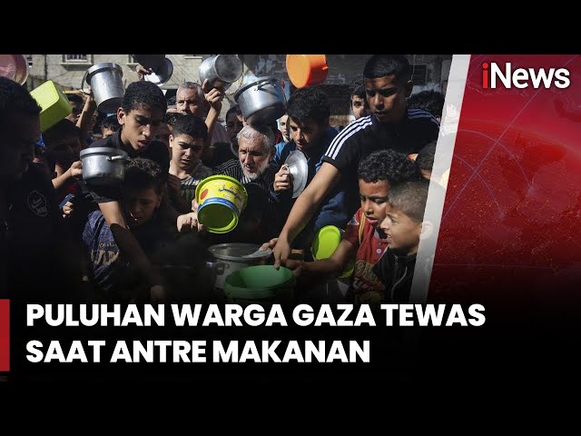 Mencekam! Puluhan Warga Gaza Tewas Ditembaki Saat Berebut Bantuan, Video Viral