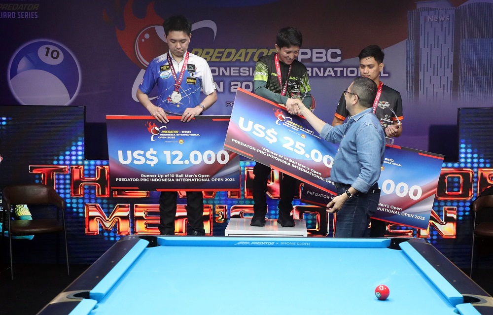 Kunci Sukses Pebiliar Filipina Sean Mark Juara Predator PBC Indonesia International Open 2025