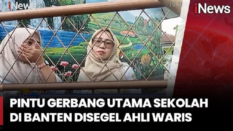 SD Negeri Kuranji Serang Disegel Ahli Waris Lahan, Kepala Sekolah Menangis