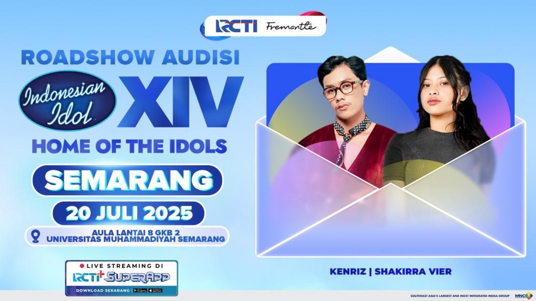 Panggilan untuk Wong Semarang Tunjukkan Bakatmu di Audisi Indonesian Idol XIV
