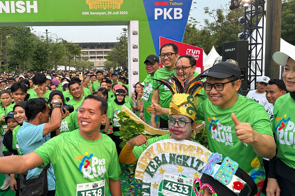 Jelang Harlah PKB, Cak Imin Lepas Peserta Run Fest 5K di GBK