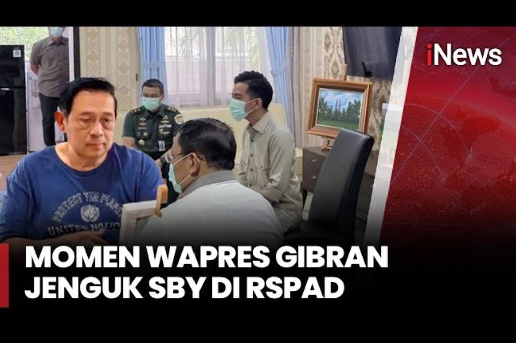 Wapres Gibran Jenguk SBY di RSPAD, Kondisi Kesehatan Berangsur Membaik