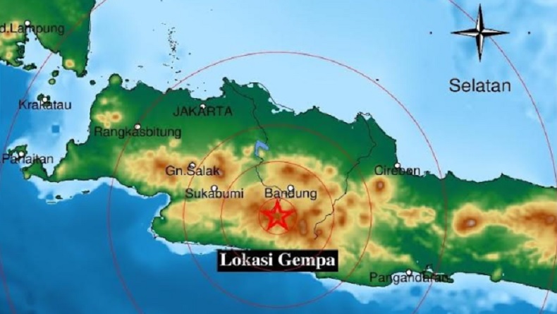 Gempa Bumi Magnitudo 2,4 Guncang Bandung, Getaran Terasa di Ciwidey hingga Cimaung