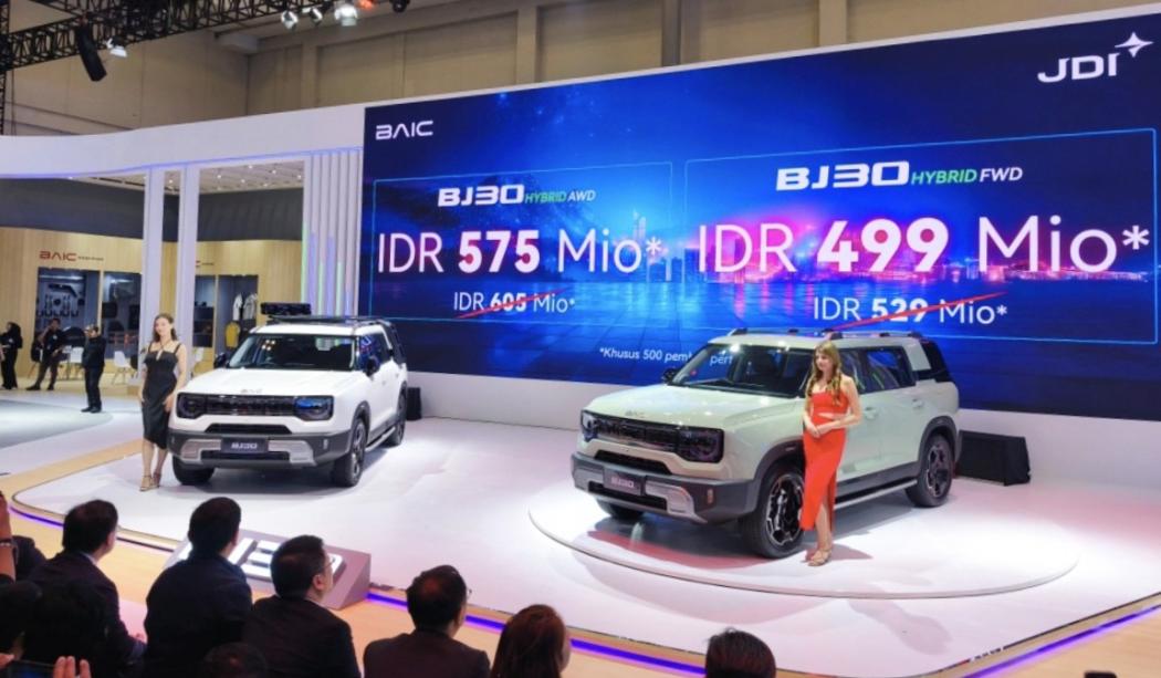 BAIC BJ30 Hybrid Meluncur di GIIAS 2025, Dijual Mulai Rp499 Juta