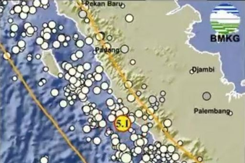 Gempa Bumi Magnitudo 5,1 Guncang Mukomuko Bengkulu