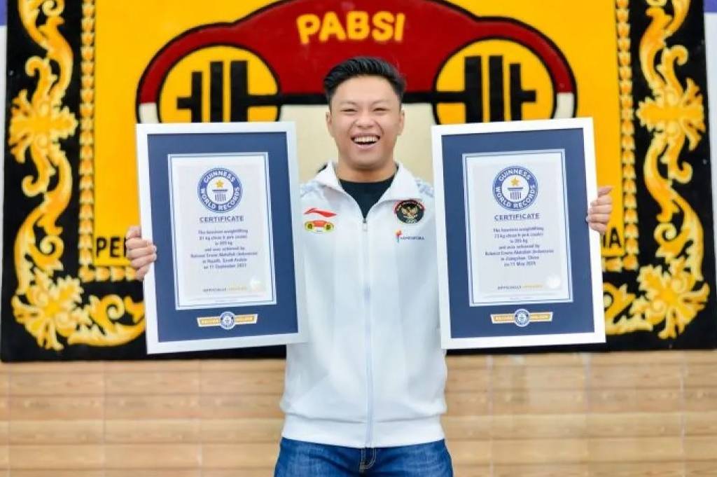 Dua Rekor Dunia Rahmat Erwin Diakui Resmi oleh Guinness World Records
