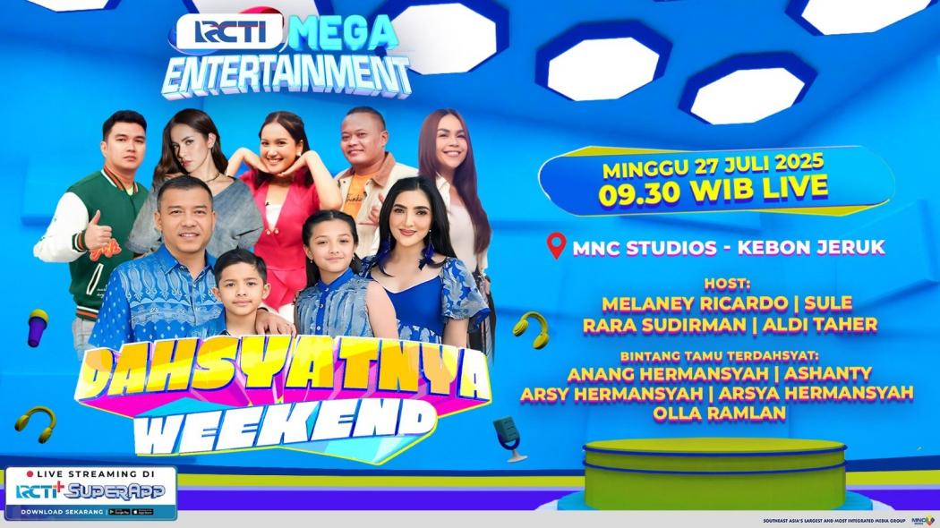 Hermansyah Family Akan Hadir Bersama Olla Ramlan di Dahsyatnya Weekend Minggu Ini!