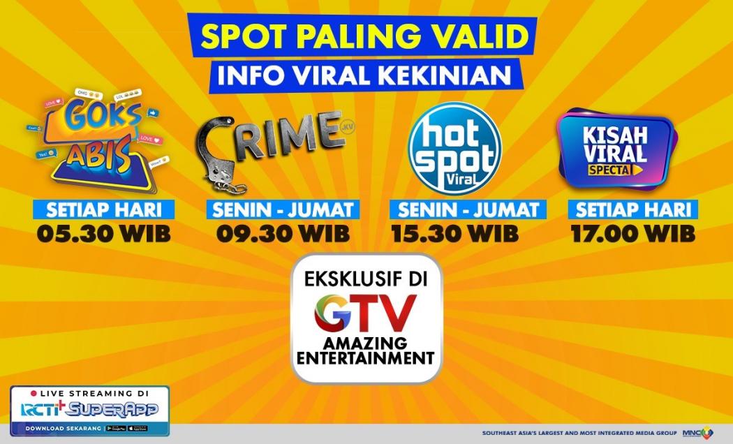Asupan Informasi Terviral dari GTV, Bikin Kamu Jadi si Paling Update!
