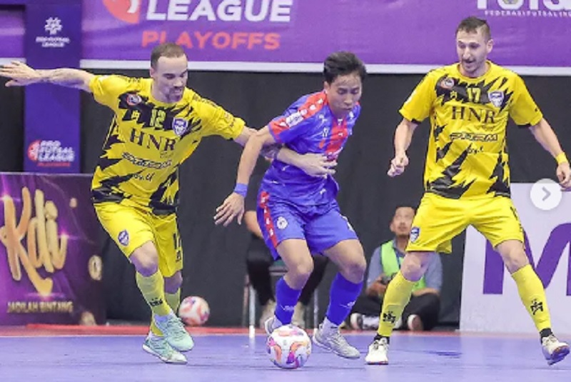 Duel Super Panas! BTS Vs Black Steel FC Berakhir Imbang di Final Leg 1 PFL 2025