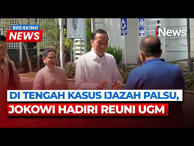 Di Tengah Isu Ijazah Palsu, Jokowi Hadiri Reuni Alumni UGM Angkatan 1980