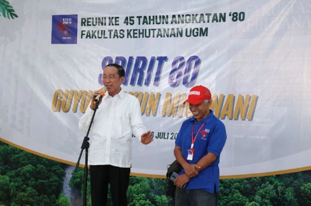 Jokowi Hadiri Reuni UGM, Dekan Fakultas Kehutanan: Kami Merasa Terhormat