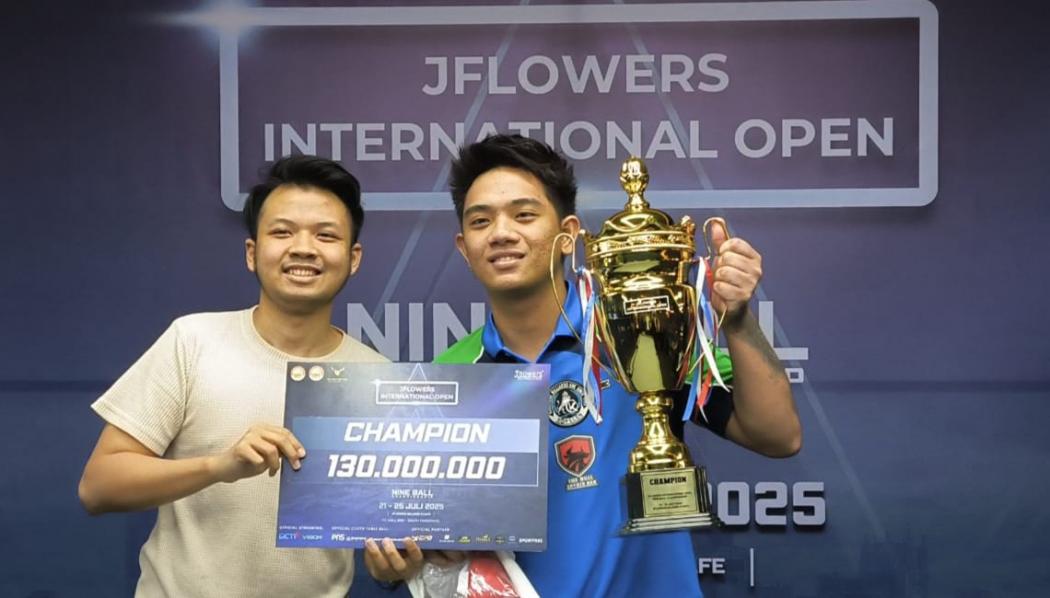 Pebiliar Filipina Kyle Amaroto Juara Jflowers International Open 2025