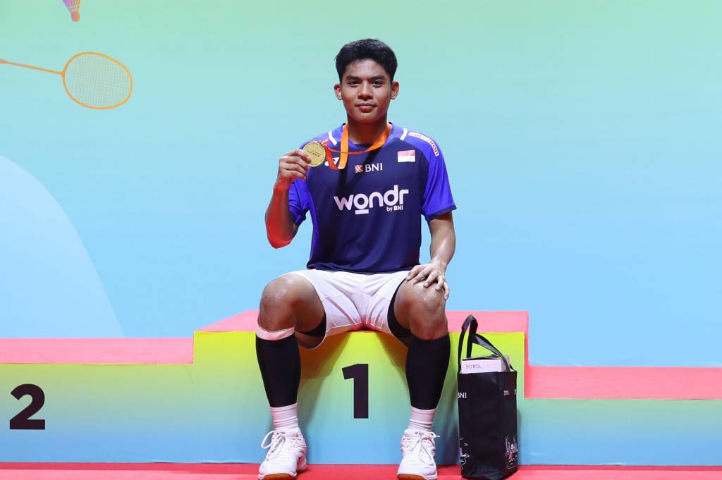 Zaki Ubaidillah Juara Badminton Asia Junior Championship 2025
