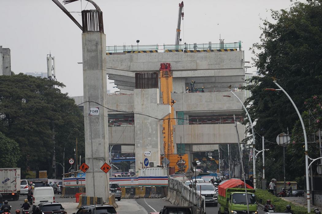 Pembangunan LRT Jakarta Fase 1B Tembus 74,37 Persen, Ditargetkan Rampung Juni 2026