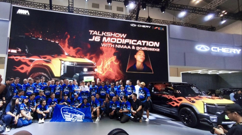Mobil Modifikasi Chery J6 Kolaborasi Cellos dan NMAA Mejeng di GIIAS 2025, Intip Ubahannya