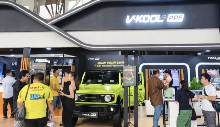 Pamerkan Teknologi Baru di GIIAS 2025, V-Kool Edukasi Pengunjung Tingkat Kegelapan Kaca Film