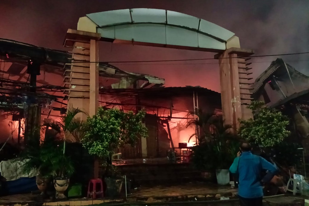 Kebakaran Pasar Taman Puring, Tahanan Polsek Kebayoran Baru Dievakuasi