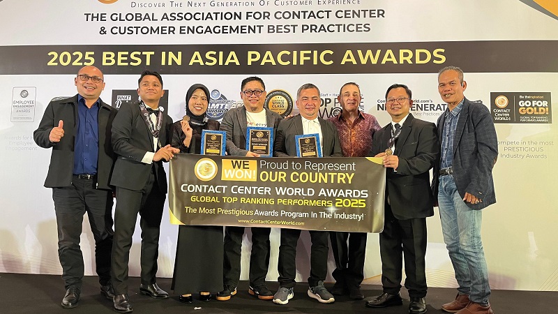 Pegadaian Raih Penghargaan Internasional di Ajang Next Generation Contact Center dan CX Best Practices 2025