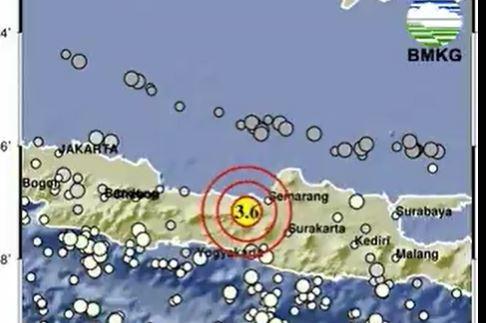 Gempa Terkini 2 Menit yang lalu M 3,6 Guncang Temanggung, Kedalaman 10 Km