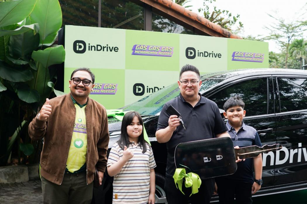 inDrive Umumkan Pemenang Kampanye Gas Gas Gas, Menangnya Ngegas di Bandung 