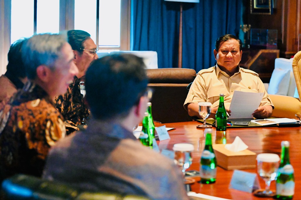 Prabowo Rapat dengan Luhut dan Dewan Ekonomi Nasional di Hambalang, Bahas Apa?