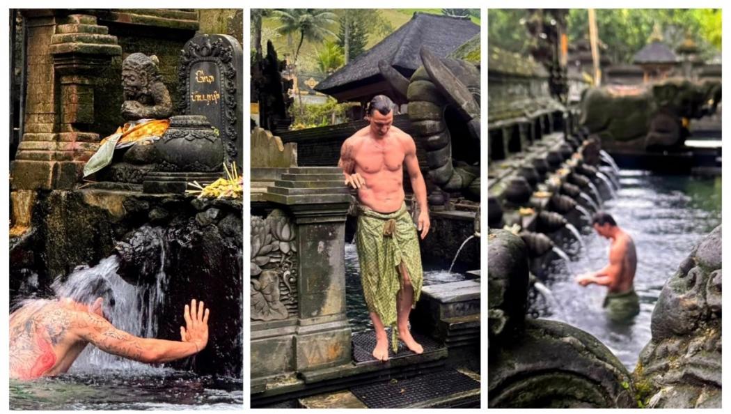 Zlatan Ibrahimovic Melukat di Bali, Warganet Auto Heboh