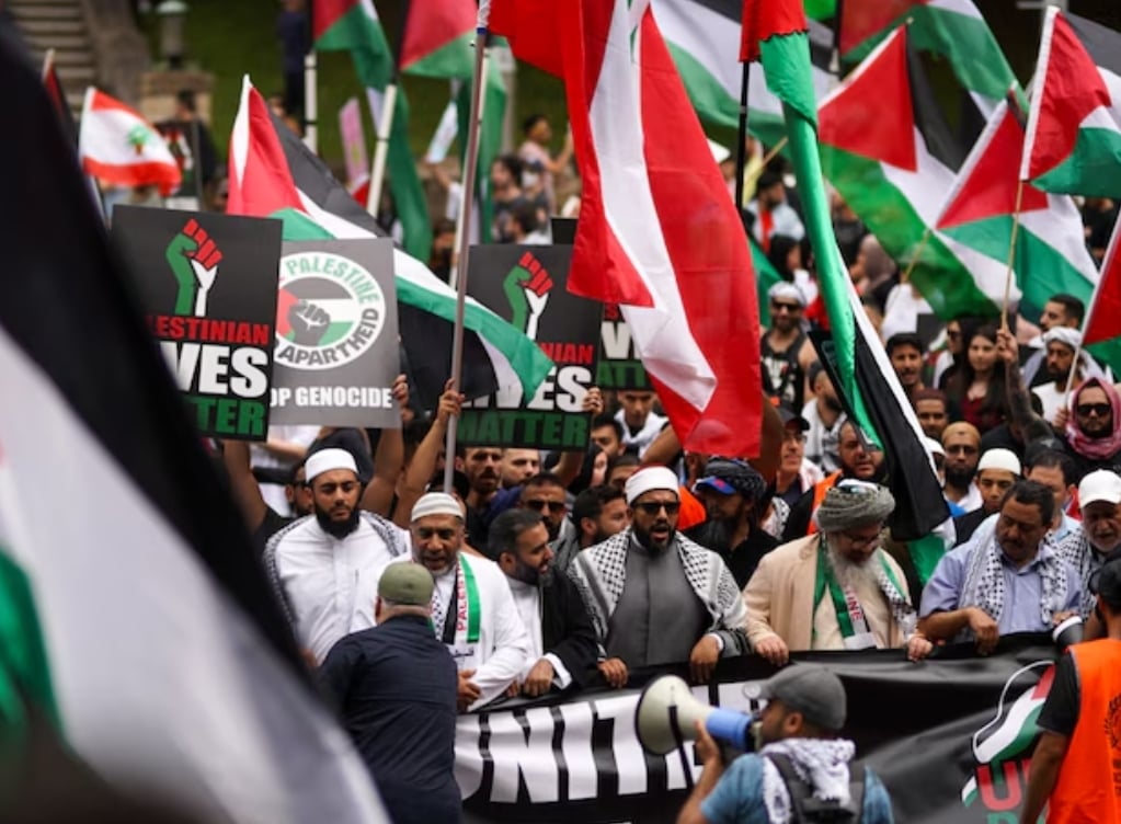 Ribuan Warga Sydney Turun ke Jalan, Dukung Palestina
