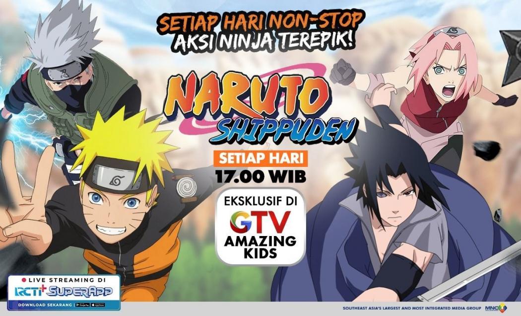 Good News Buat Para Navers, Naruto: Shippuden Visa Ditonton Sepuasnya Setiap Hari di GTV